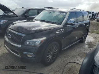 2015 Infiniti QX80 with VIN JN8AZ2NE5F9087347, listed as a Copart auction lot 75463544 with 174,302 mi miles and Non Repairable. Bid and sale history available at carsss.com. Image 1.