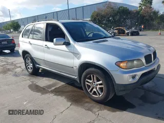2004 BMW X5 3.0i with VIN 5UXFA13544LU31741, listed as a IAAI auction lot 41713191 with 169,621 mi miles. Bid and sale history available at carsss.com. Image 1.