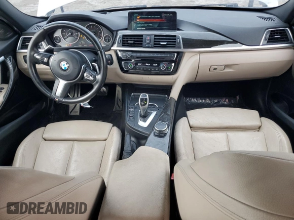 2017 BMW 3 Series 340i with VIN WBA8B3G5XHNU35569, listed as a Copart auction lot 88537495 with 93,837 mi miles and Salvage Title. Bid and sale history available at DreamBid. Image 8.
