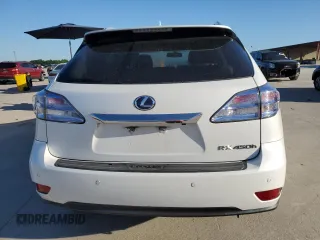 2011 Lexus RX 450h with VIN JTJZB1BA2B2405682, listed as a Copart auction lot 56355035 with 64,015 mi miles and Salvage title. Bid and sale history available at DreamBid. Image 6.