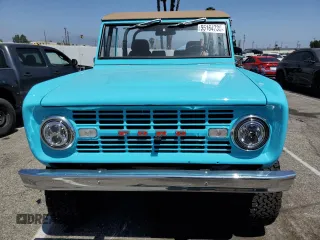 1969 Ford Bronco with VIN U15GLE92472, listed as a Copart auction lot 55164735 with 1,521 mi miles and Salvage title. Bid and sale history available at DreamBid. Image 5.