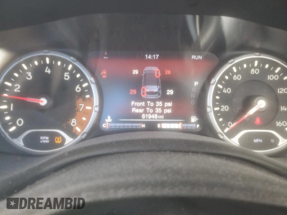 2018 Jeep Renegade Limited z VIN ZACCJBDB4JPH42172, wystawiony jako Copart lot #44499385 z przebiegiem 61 948 mil mil oraz Szkoda całkowita • Salvage title. Historia ofert i sprzedaży dostępna na DreamBid. Obrazek 9.