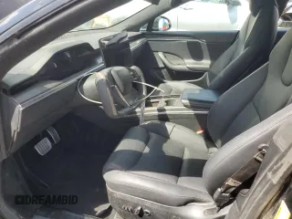 2021 Tesla Model S Plaid with VIN 5YJSA1E62MF455304, listed as a Copart auction lot 51279555 with 17,951 mi miles and Salvage title. Bid and sale history available at DreamBid. Image 7.