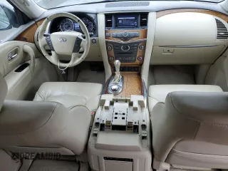 2011 Infiniti QX56 7-passenger with VIN JN8AZ2NE8B9006786, listed as a Copart auction lot 81556984 with 164,074 mi miles and Non Repairable. Bid and sale history available at carsss.com. Image 8.