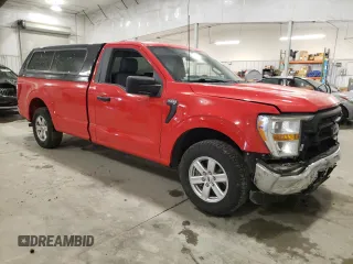2022 Ford F-150 XL with VIN 1FTMF1CB1NKE26925, listed as a Copart auction lot 45418635 with 0 mi miles and Salvage Title. Bid and sale history available at carsss.com. Image 4.