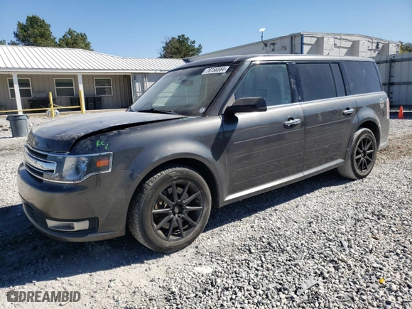 2016 Ford Flex SEL with VIN 2FMGK5C80GBA07817, listed as a Copart auction lot 76156554 with 151,782 mi miles and Salvage Title. Bid and sale history available at carsss.com. Image 1.