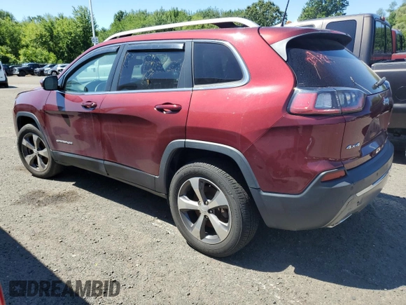 2019 Jeep Cherokee Limited z VIN 1C4PJMDN5KD410846, wystawiony jako Copart lot #65401115 z przebiegiem 47 523 mil mil oraz Czysty tytuł • Clean title. Historia ofert i sprzedaży dostępna na DreamBid. Obrazek 2.