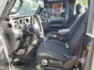 2021 Jeep Wrangler Sport with VIN 1C4GJXAN2MW523442, listed as a Copart auction lot 58253505 with 77,393 mi miles and Salvage title. Bid and sale history available at DreamBid. Image 7.