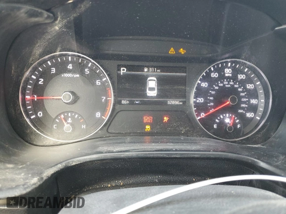 2022 Kia Forte LXS with VIN 3KPF24AD0NE431059, listed as a Copart auction lot 48265445 with 32,896 mi miles and Salvage Title. Bid and sale history available at DreamBid. Image 9.