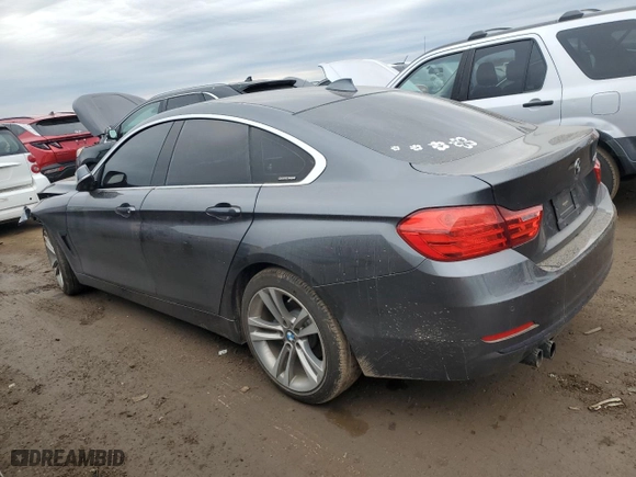 2017 BMW 4 Series 430i with VIN WBA4F7C35HG788756, listed as a Copart auction lot 50102165 with 74,756 mi miles and Salvage Title. Bid and sale history available at carsss.com. Image 2.