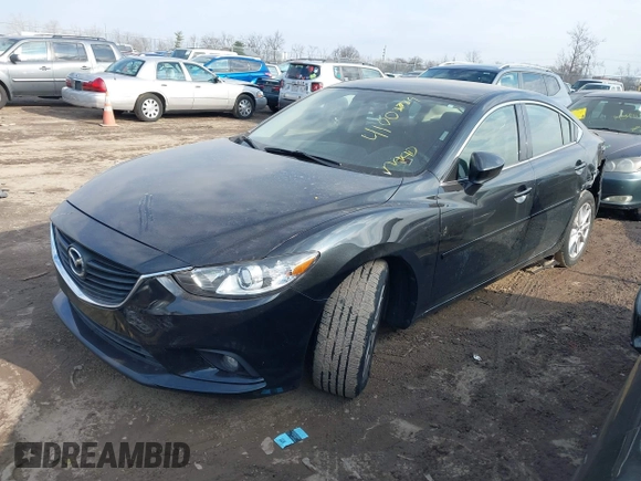 2015 Mazda 6 i Sport with VIN JM1GJ1U5XF1214570, listed as a IAAI auction lot 41003789 with 99,844 mi miles. Bid and sale history available at carsss.com. Image 2.