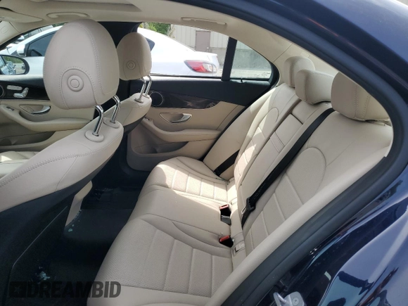2018 Mercedes-Benz C 300 with VIN 55SWF4JB0JU276292, listed as a Copart auction lot 58014725 with 82,926 mi miles and Salvage title. Bid and sale history available at DreamBid. Image 10.