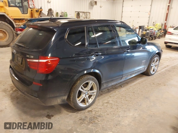 2013 BMW X3 xDrive35i with VIN 5UXWX7C51DL980010, listed as a IAAI auction lot 41967626 with 110,151 mi miles and . Bid and sale history available at DreamBid. Image 4.