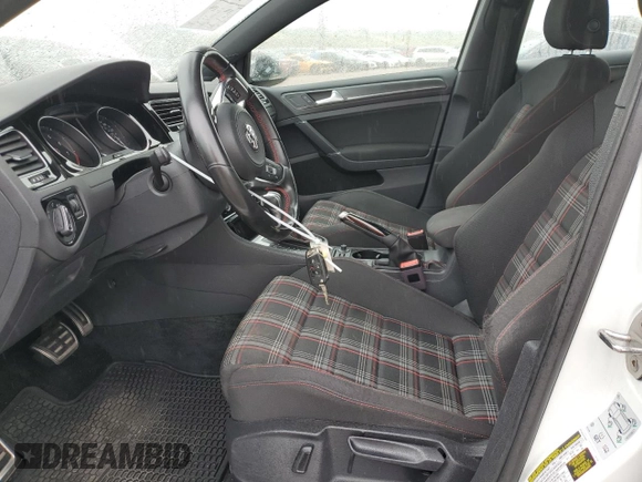 2019 Volkswagen Golf GTI S with VIN 3VW6T7AUXKM000967, listed as a Copart auction lot 58516754 with 43,355 mi miles and Salvage Title. Bid and sale history available at carsss.com. Image 7.
