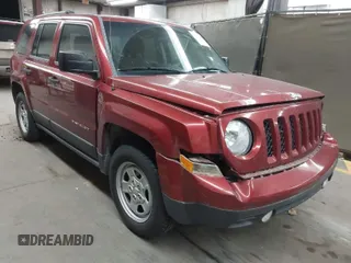 2015 Jeep Patriot Sport with VIN 1C4NJPBB3FD409993, listed as a IAAI auction lot 41847965 with 87,513 mi miles. Bid and sale history available at carsss.com. Image 1.