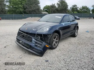 2020 Porsche Macan with VIN WP1AA2A51LLB13142, listed as a Copart auction lot 61010475 with 59,572 mi miles and Salvage title. Bid and sale history available at DreamBid. Image 1.