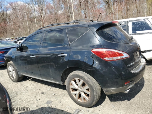 2012 Nissan Murano SL with VIN JN8AZ1MW8CW203111, listed as a Copart auction lot 49983495 with 0 mi miles and Salvage Title. Bid and sale history available at carsss.com. Image 2.