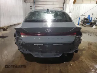 2021 Hyundai Elantra SEL with VIN KMHLS4AG6MU068792, listed as a Copart auction lot 80954334 with 43,644 mi miles and Salvage Title. Bid and sale history available at carsss.com. Image 6.