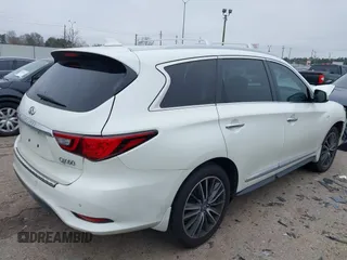 2020 Infiniti QX60 Pure with VIN 5N1DL0MN7LC545576, listed as a IAAI auction lot 41615817 with 62,858 mi miles and . Bid and sale history available at DreamBid. Image 4.