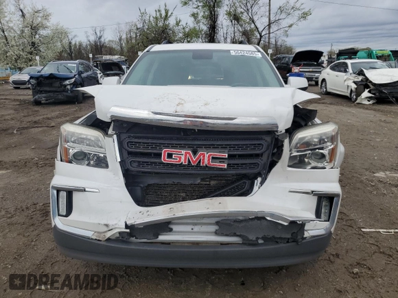 2017 GMC Terrain SLE with VIN 2GKFLTEK2H6106843, listed as a Copart auction lot 50424585 with 170,378 mi miles and Salvage Title. Bid and sale history available at carsss.com. Image 5.