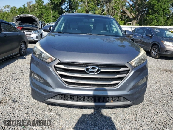 2016 Hyundai Tucson Limited z VIN KM8J33A23GU198939, wystawiony jako Copart lot #57412575 z przebiegiem 149 121 mil mil oraz Czysty tytuł • Clean title. Historia ofert i sprzedaży dostępna na DreamBid. Obrazek 5.