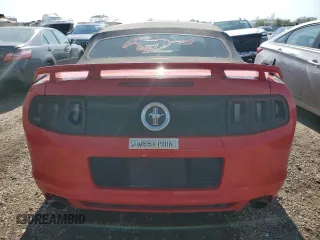 2014 Ford Mustang V6 with VIN 1ZVBP8EMXE5215679, listed as a Copart auction lot 47837345 with 137,881 mi miles and Salvage Title. Bid and sale history available at carsss.com. Image 6.