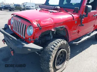 2016 Jeep Wrangler Unlimited Sahara with VIN 1C4BJWEG9GL194499, listed as a IAAI auction lot 42519265 with 84,432 mi miles and . Bid and sale history available at DreamBid. Image 6.