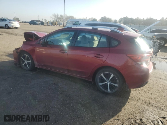 2021 Subaru Impreza Premium z VIN 4S3GTAV60M3701229, wystawiony jako Copart lot #47572415 z przebiegiem 39 425 mil mil oraz Szkoda całkowita • Salvage title. Historia ofert i sprzedaży dostępna na DreamBid. Obrazek 2.