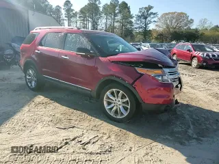 2013 Ford Explorer XLT with VIN 1FM5K8D88DGB36447, listed as a Copart auction lot 51423435 with 88,042 mi miles and Salvage Title. Bid and sale history available at DreamBid. Image 14.