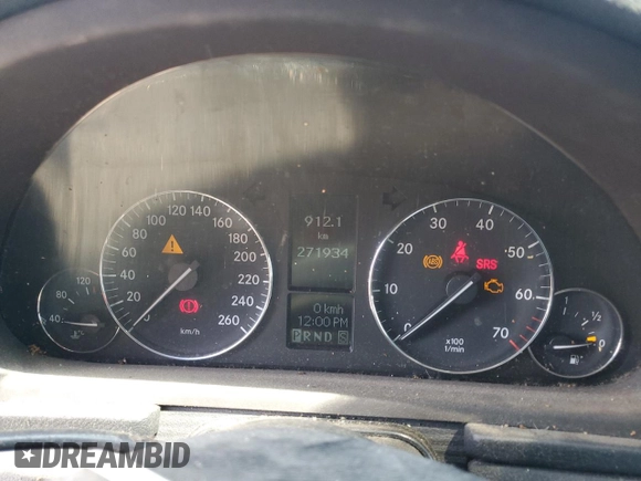 2007 Mercedes-Benz C 230 Sport with VIN WDBRF52H77F890234, listed as a Copart auction lot 53742555 with 271,934 mi miles and Clean Title. Bid and sale history available at DreamBid. Image 9.