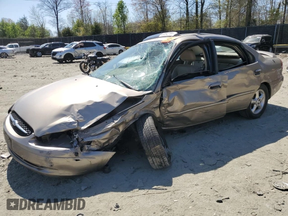 2003 Ford Taurus SEL Deluxe with VIN 1FAHP56SX3G199970, listed as a Copart auction lot 53042795 with 212,802 mi miles and Salvage Title. Bid and sale history available at DreamBid. Image 1.