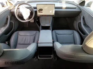 2024 Tesla Model 3 Long Range with VIN 5YJ3E1EB5RF753911, listed as a Copart auction lot 45477385 with 12,164 mi miles and Salvage Title. Bid and sale history available at DreamBid. Image 8.
