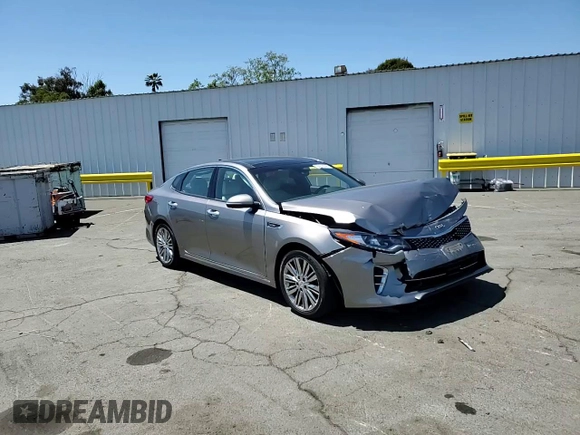 2017 Kia Optima SX Limited with VIN 5XXGV4L26HG138933, listed as a Copart auction lot 55078945 with 53,175 mi miles and Salvage title. Bid and sale history available at DreamBid. Image 13.