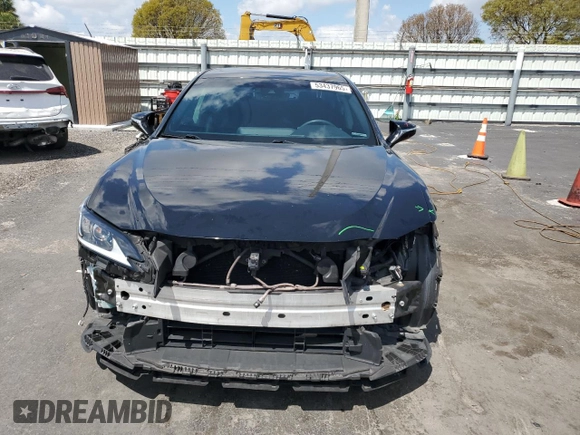 2020 Lexus ES 300h with VIN 58AD21B11LU004549, listed as a Copart auction lot 53437965 with 77,406 mi miles and Salvage title. Bid and sale history available at DreamBid. Image 5.