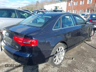 2013 Audi A4 Premium Plus with VIN WAUFFAFL7DN041344, listed as a IAAI auction lot 41194184 with 106,187 mi miles. Bid and sale history available at carsss.com. Image 4.