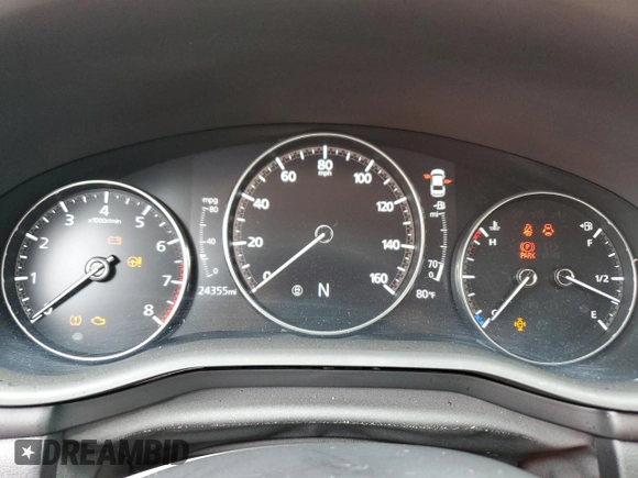 2022 Mazda 3 Select with VIN 3MZBPABL3NM309805, listed as a Copart auction lot 53811415 with 24,355 mi miles and Salvage title. Bid and sale history available at DreamBid. Image 9.