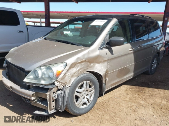2006 Honda Odyssey EX-L с VIN 5FNRL38616B405125, выставлен на аукционе IAAI как лот 42120519 с пробегом 224 674 миль миль и . История ставок и продаж доступна на DreamBid. Изображение 2.