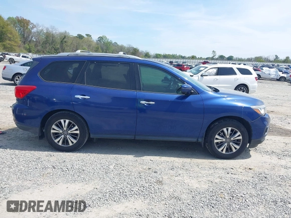 2017 Nissan Pathfinder S with VIN 5N1DR2MN4HC603631, listed as a IAAI auction lot 41901005 with 138,432 mi miles. Bid and sale history available at carsss.com. Image 13.