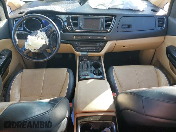 2018 Kia Sedona EX with VIN KNDMC5C12J6373128, listed as a Copart auction lot 83603524 with 64,711 mi miles and Salvage Title. Bid and sale history available at carsss.com. Image 8.