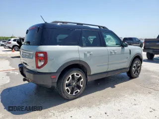 2022 Ford Bronco Sport Outer Banks with VIN 3FMCR9C65NRD69219, listed as a Copart auction lot 52765845 with 24,872 mi miles and Clean title. Bid and sale history available at DreamBid. Image 3.