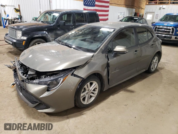 2019 Toyota Corolla Hatchback SE with VIN JTNK4RBE7K3050806, listed as a Copart auction lot 72276794 with 61,904 mi miles and Salvage Title. Bid and sale history available at carsss.com. Image 1.