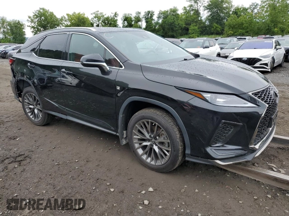 2021 Lexus RX with VIN 2T2SZMDA1MC265025, listed as a Copart auction lot 64832524 with 29,072 mi miles and Salvage Title. Bid and sale history available at carsss.com. Image 4.