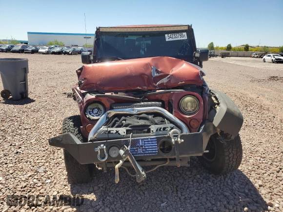 2010 Jeep Wrangler Rubicon with VIN 1J4BA6D14AL167077, listed as a Copart auction lot 54233795 with 148,638 mi miles and Salvage title. Bid and sale history available at DreamBid. Image 5.