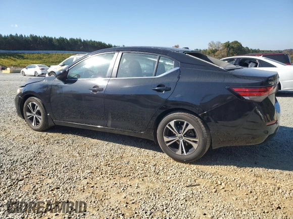 2021 Nissan Sentra SV with VIN 3N1AB8CV9MY206999, listed as a Copart auction lot 43621755 with 49,754 mi miles and Salvage Title. Bid and sale history available at DreamBid. Image 2.