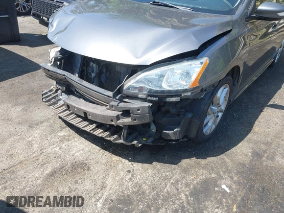 2015 Nissan Sentra S with VIN 3N1AB7AP6FY242554, listed as a IAAI auction lot 42064770 with 171,288 mi miles. Bid and sale history available at carsss.com. Image 17.