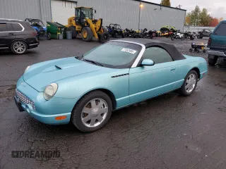 2002 Ford Thunderbird Hardtop Premium with VIN 1FAHP60A02Y121714, listed as a Copart auction lot 77852994 with 132,049 mi miles and Salvage Title. Bid and sale history available at DreamBid. Image 1.