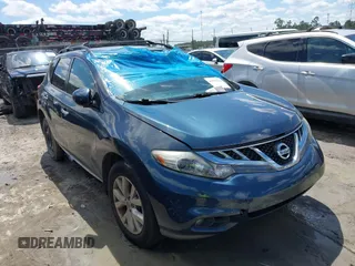 2014 Nissan Murano SL with VIN JN8AZ1MU5EW400142, listed as a IAAI auction lot 41975236 with 131,632 mi miles. Bid and sale history available at carsss.com. Image 1.