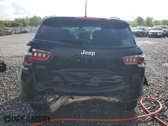 2018 Jeep Compass Sport с VIN 3C4NJCAB5JT335280, выставлен на аукционе Copart как лот 54524935 с пробегом 104 436 миль миль и Списание • Salvage title. История ставок и продаж доступна на DreamBid. Изображение 6.