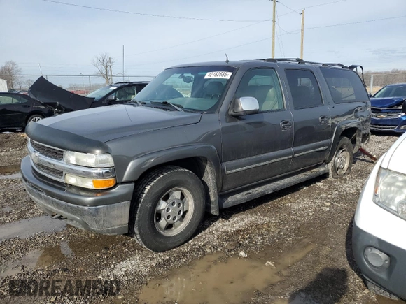 2002 Chevrolet Suburban LT with VIN 1GNFK16Z42J185836, listed as a Copart auction lot 42162685 with 0 mi miles and Salvage Title. Bid and sale history available at carsss.com. Image 1.
