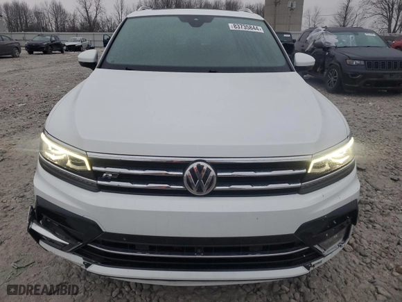 2020 Volkswagen Tiguan SEL Premium R-Line with VIN 3VV4B7AX9LM135786, listed as a Copart auction lot 83735844 with 58,543 mi miles and Clean Title. Bid and sale history available at carsss.com. Image 5.
